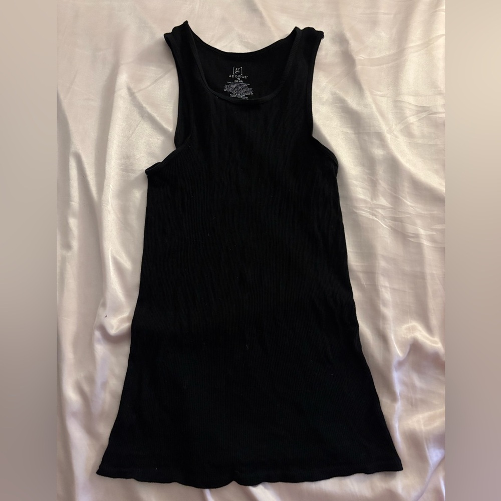 Black Ribbed Tank Top Men’s M